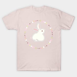 Dream Rabbit, Little Bunny Pattern T-Shirt